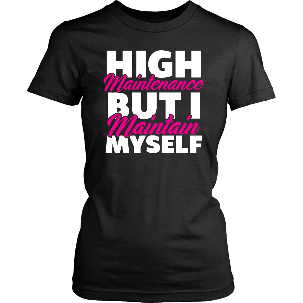 High Maintenance Boss Tee Black