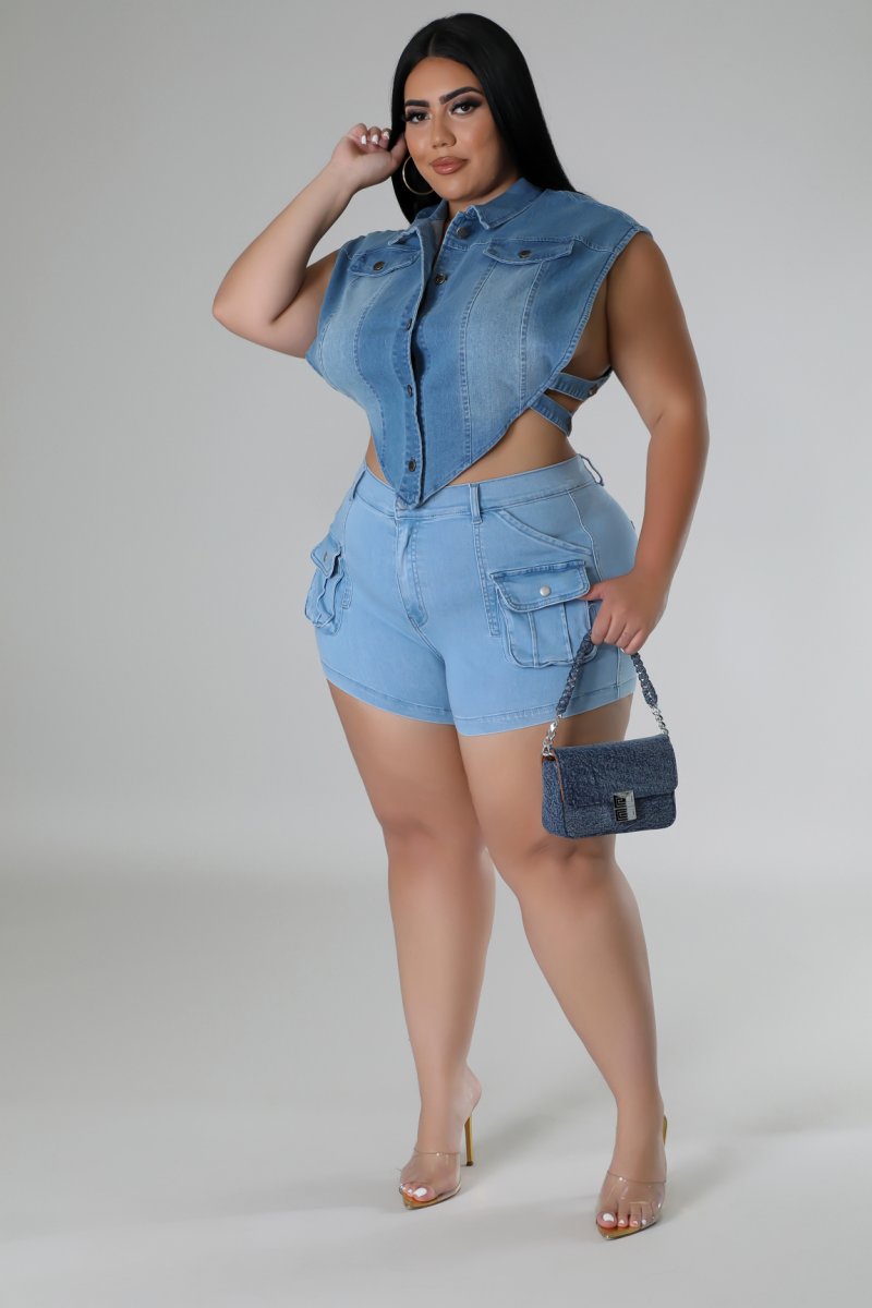 Denim Rebel Vest Top