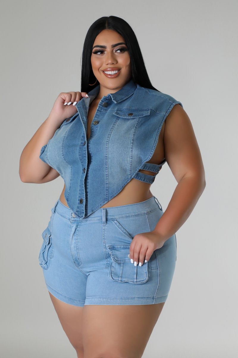 Denim Rebel Vest Top
