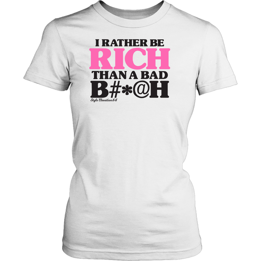 Rich Gal Tee (White)