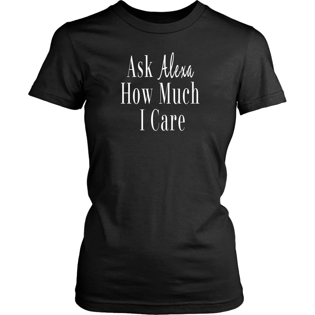 How Much I Care T-Shirt (Black)