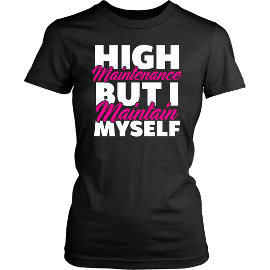 High Maintenance Boss Tee Black